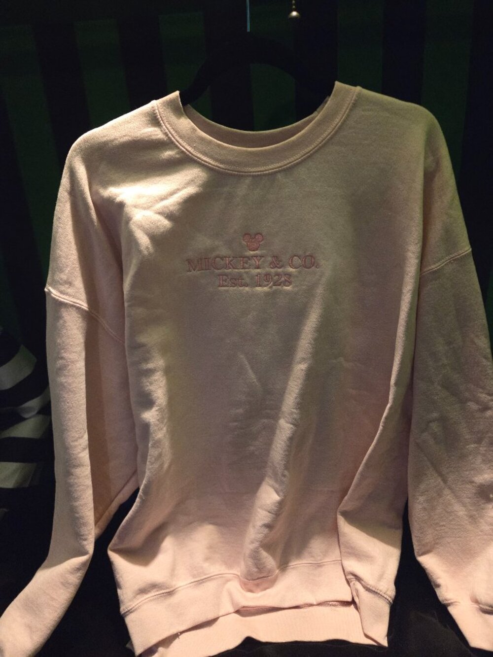 Mickey & Co. "Est. 1928" Embroidered Pullover Sweatshirt - 2XL